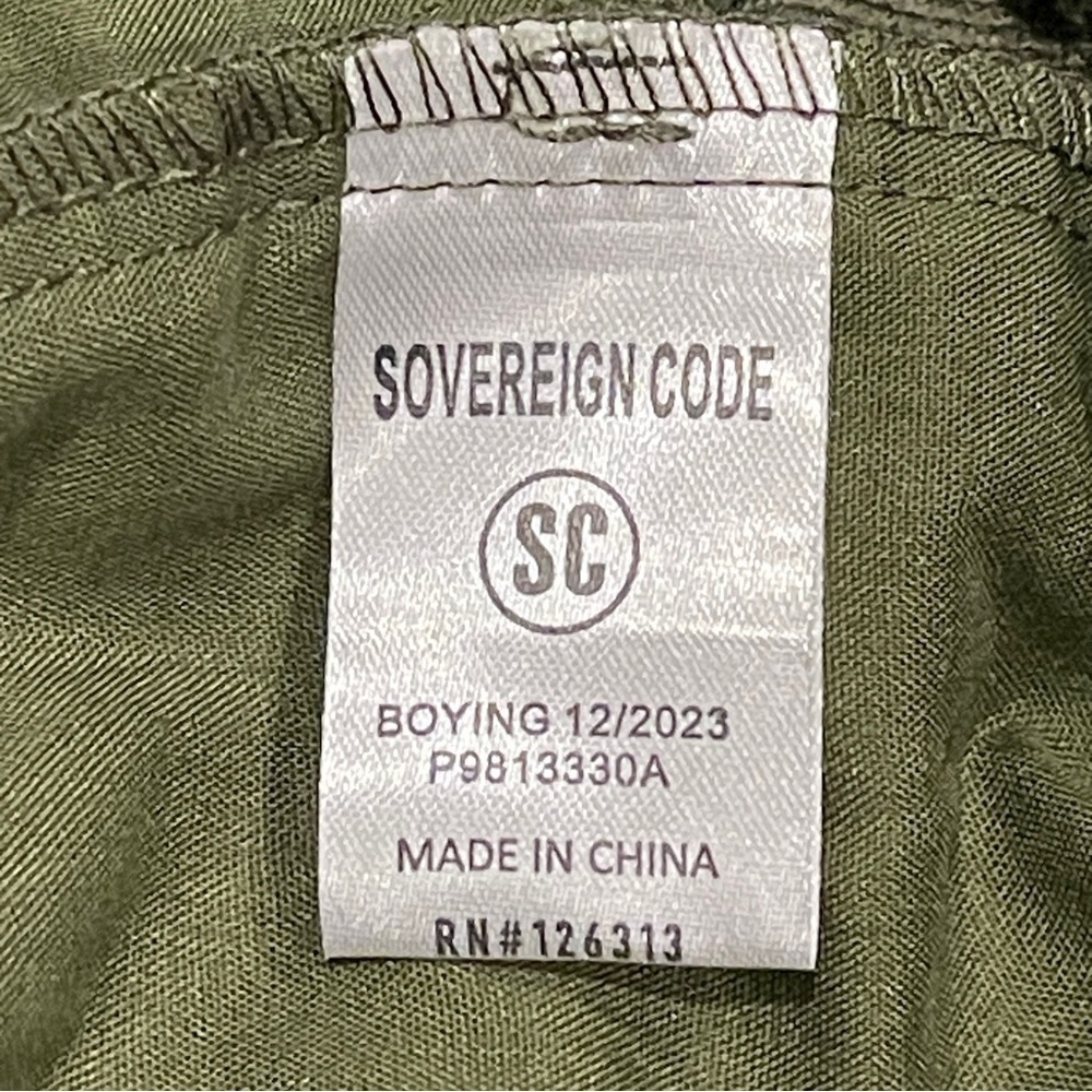 Sovereign Code Hyperloop Pant Dark Khaki Mens Size Large NWT - Picture 5 of 11